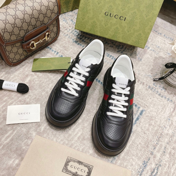 HOT SALE GUCCI GG embossed sneaker