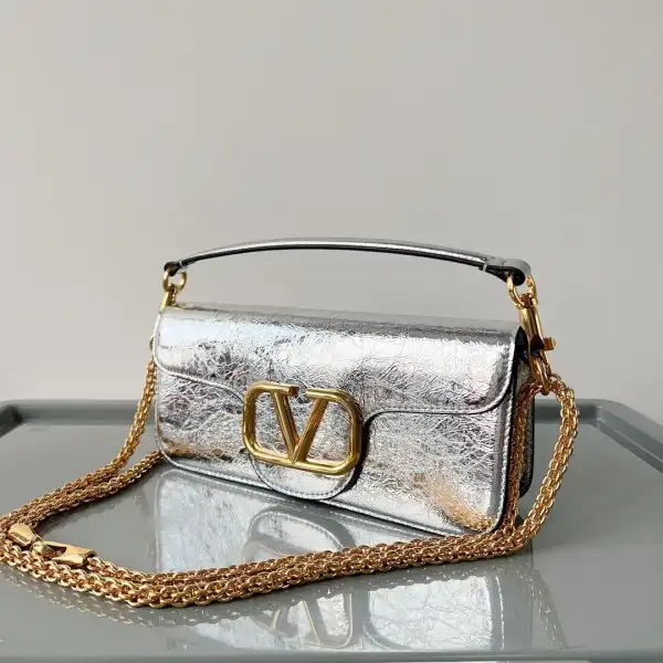 VALENTINO LOCÒ SMALL SHOULDER BAG IN CALFSKIN