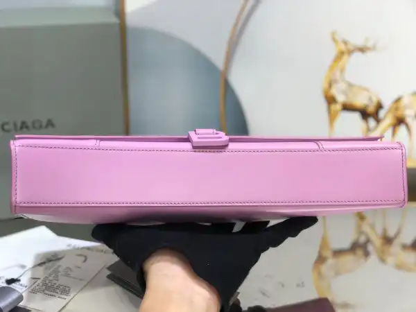 BALENCIAGA  HOURGLASS STRETCHED TOP HANDLE BAG