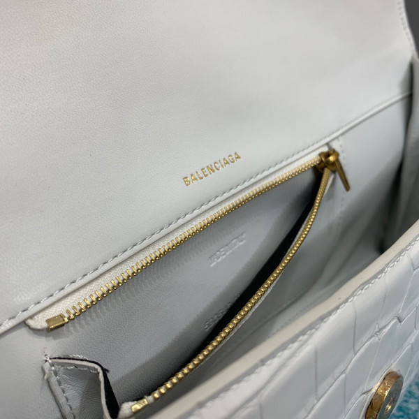 HOT SALE BALENCIAGA  HOURGLASS STRETCHED TOP HANDLE BAG