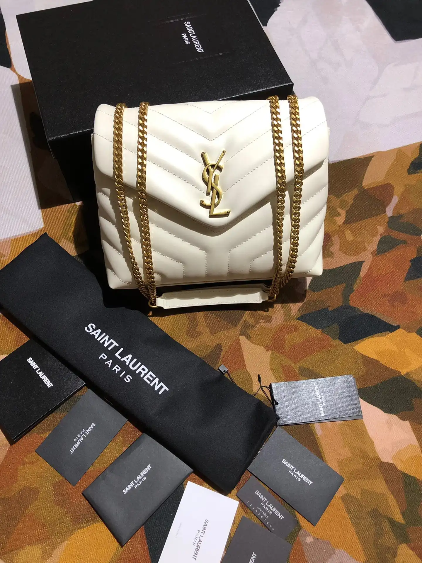 First Bag Ru YSL LOULOU SMALL