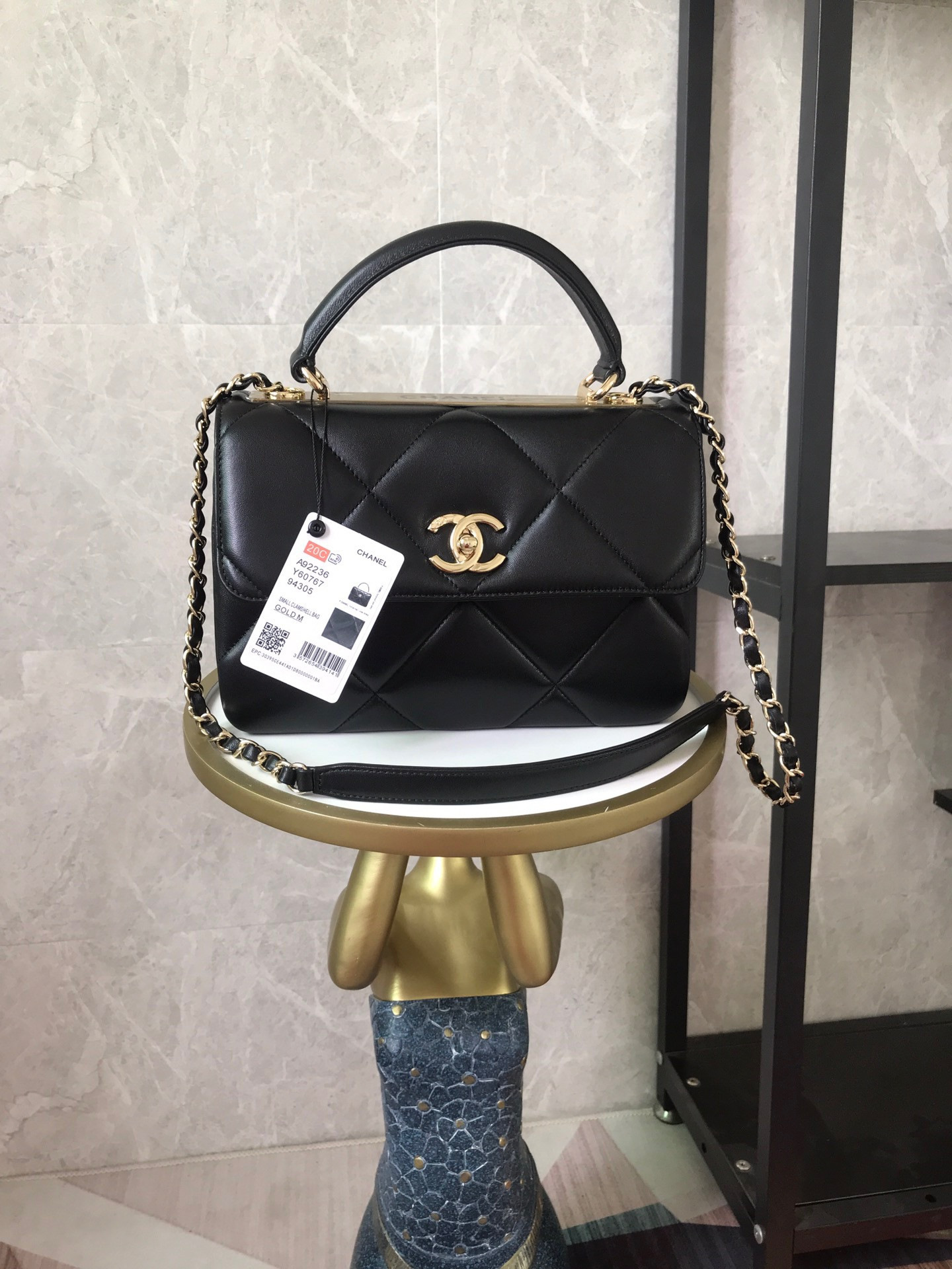 HOT SALE CL FLAP BAG WITH TOP HANDLE