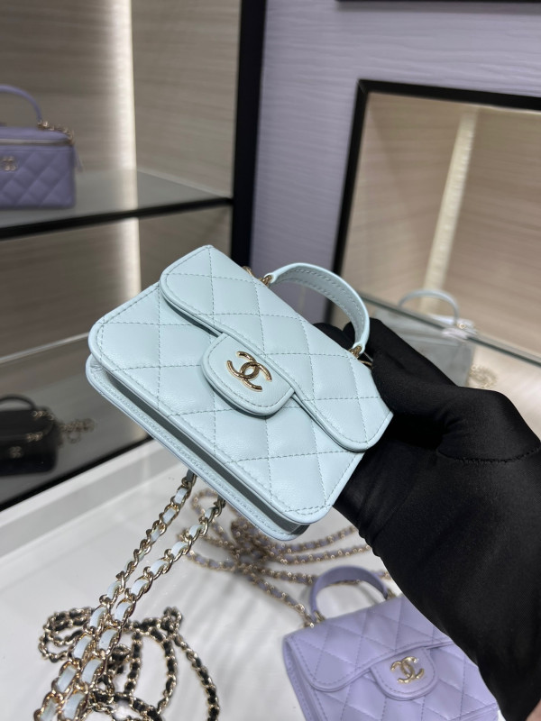 HOT SALE CL FLAP COIN PURSE WITH CHAIN