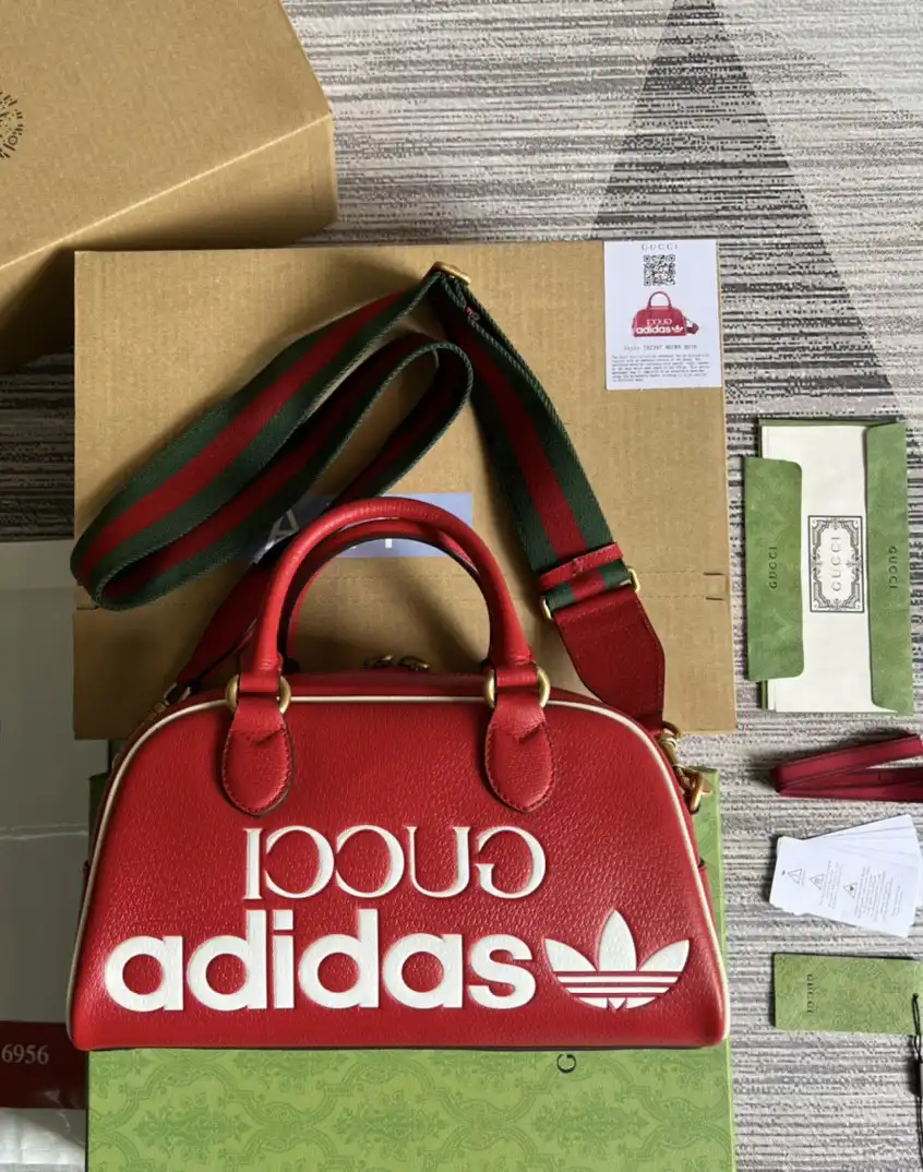 Adidas x Gucci mini duffle bag