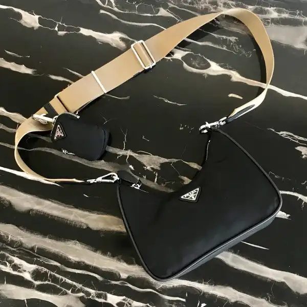 PRADA NYLON HOBO BAG