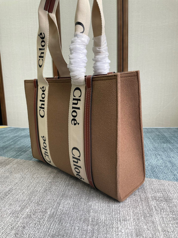 HOT SALE CHLOÉ MEDIUM WOODY TOTE BAG