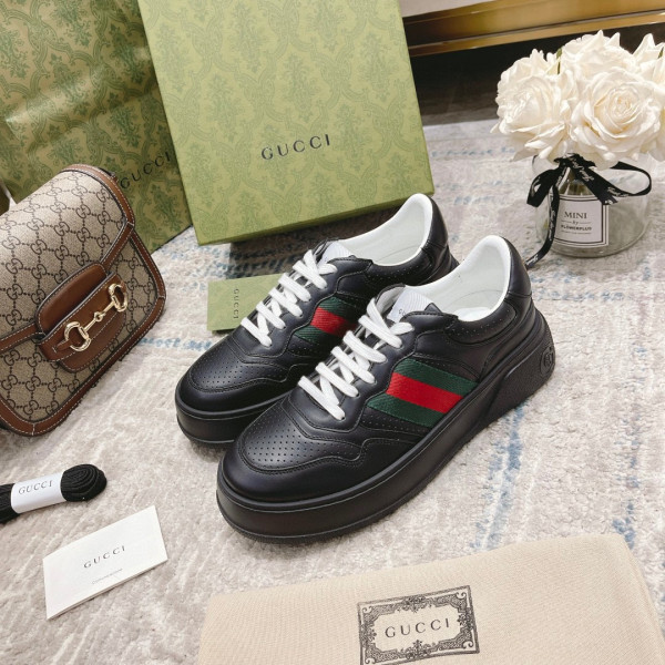 HOT SALE GUCCI GG embossed sneaker