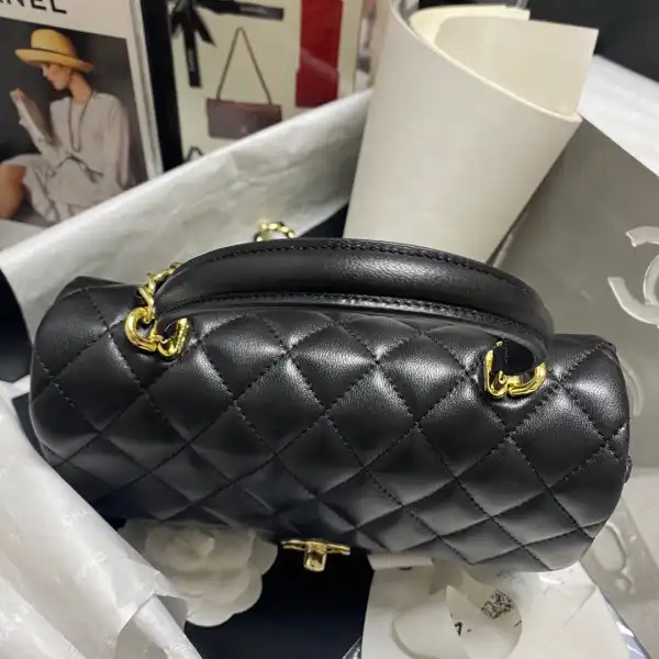 CHANEL MINI FLAP BAG WITH TOP HANDLE