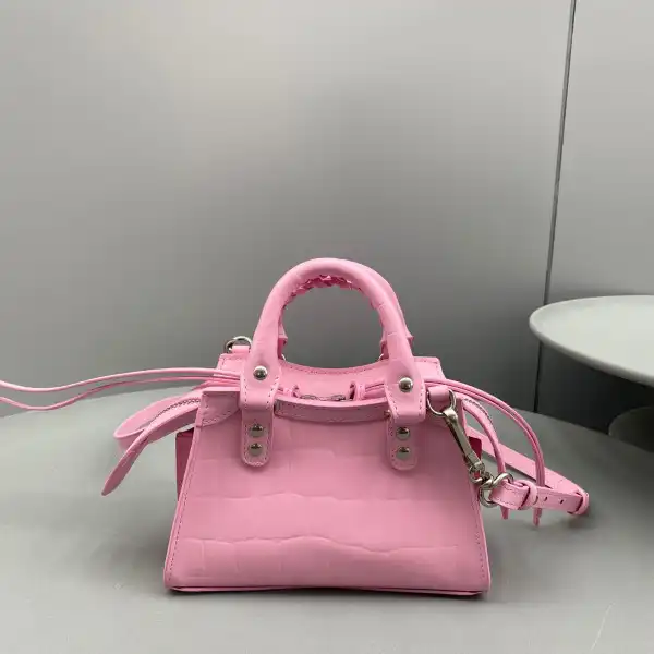 BALENCIAGA NEO CHANELASSIC NANO TOP HANDLE BAG