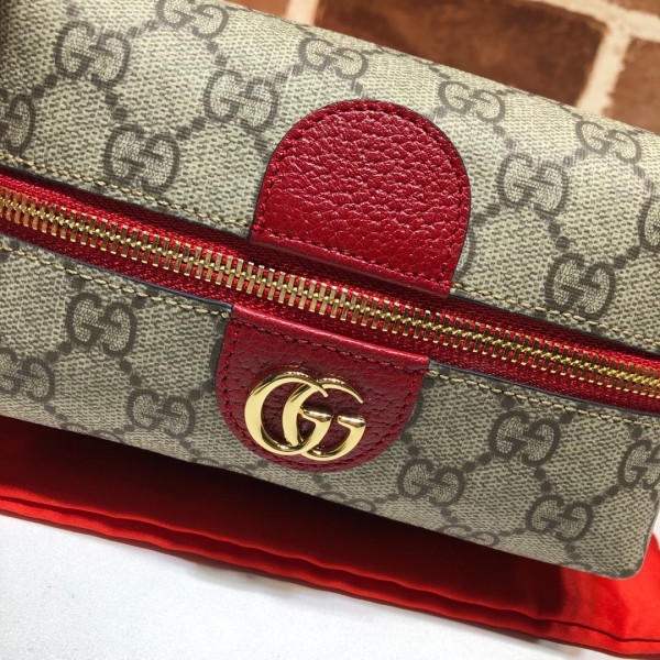 HOT SALE GUCCI Ophidia GG cosmetic case