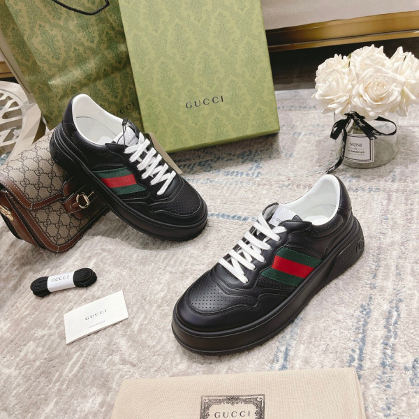 HOT SALE GUCCI GG embossed sneaker