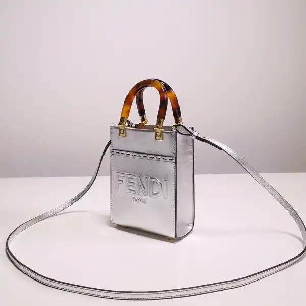 First Bag Ru FENDI MINI SUNSHINE SHOPPER-13-18-6.5cm