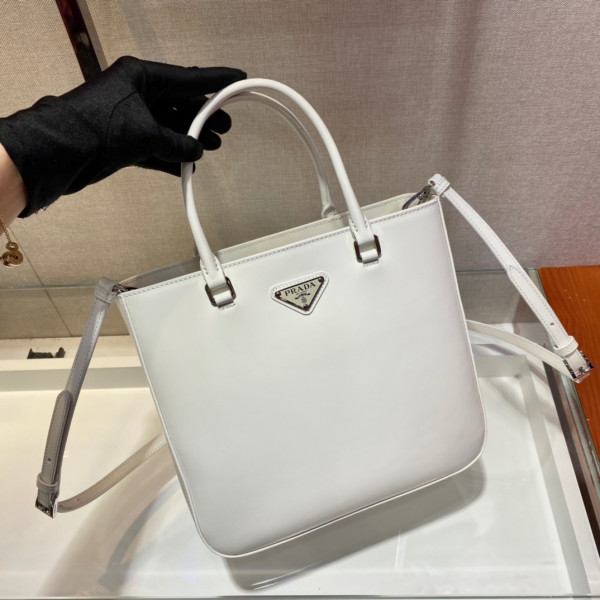 HOT SALE PRADA LARGE brushed leather tote