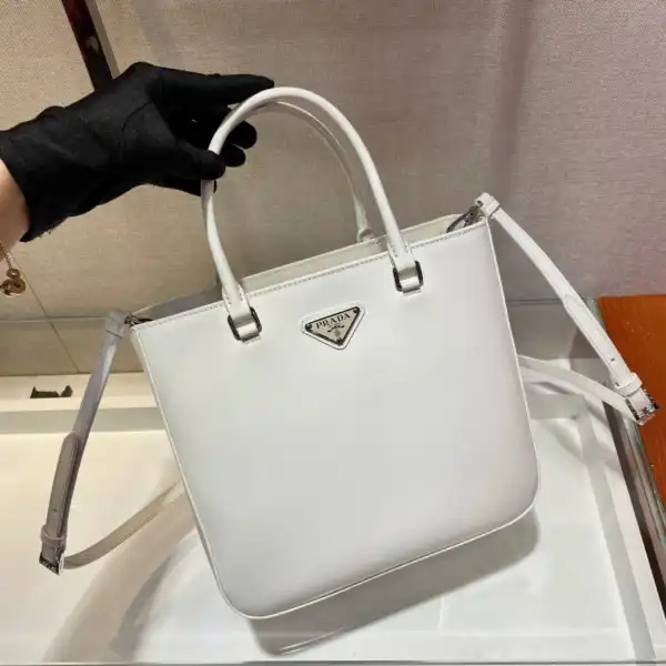 First bag ru PRADA LARGE brushed leather tote