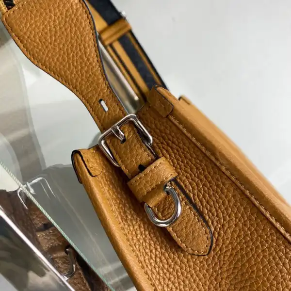 First bag ru PRADA Leather hobo bag