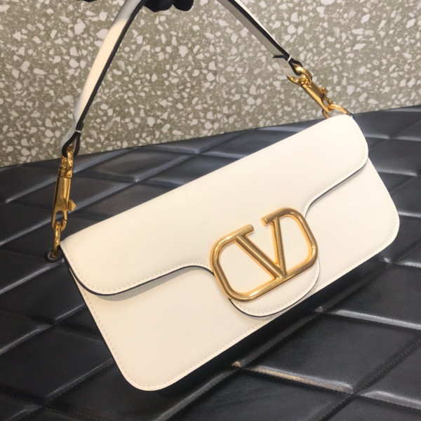 HOT SALE VALENTINO LOCÒ CALFSKIN SHOULDER BAG