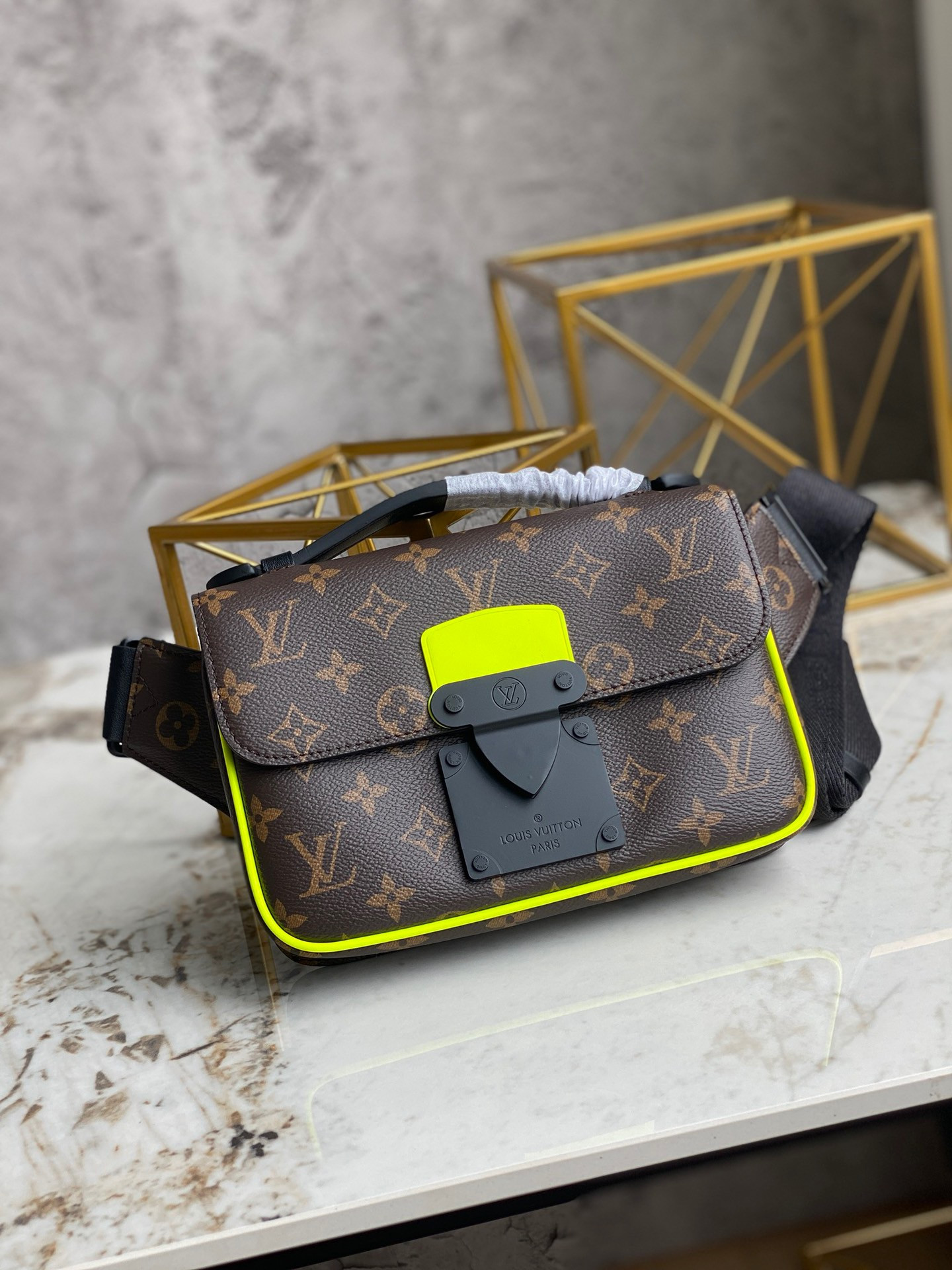 HOT SALE LOUIS VUITTON S LOCK SLING BAG