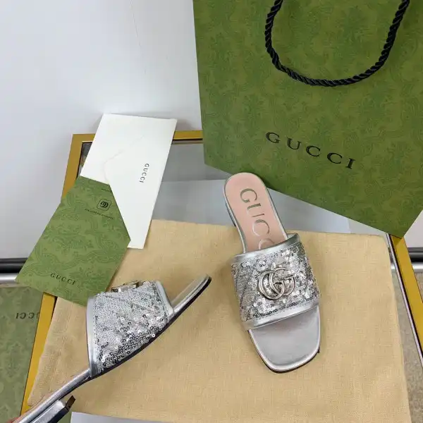 First bag ru GUCCI Women's slide with Double G