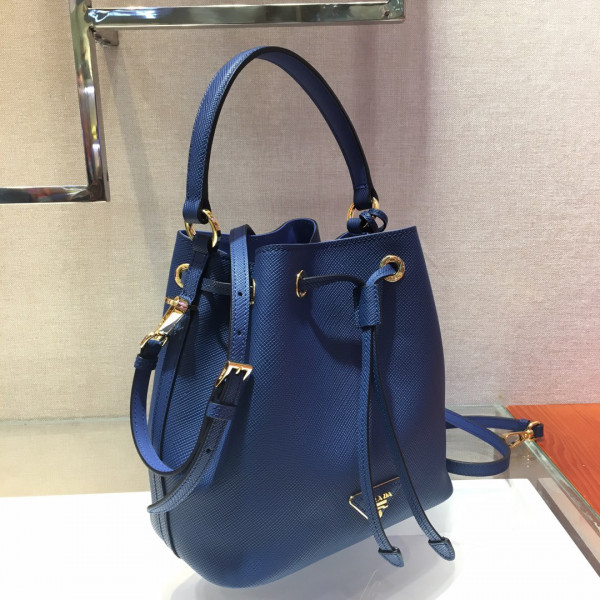 HOT SALE PRADA Saffiano Leather Bucket Bag