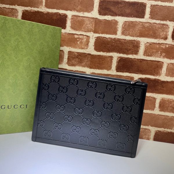 HOT SALE GUCCI GG embossed pouch