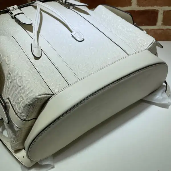 GUCCI GG embossed backpack