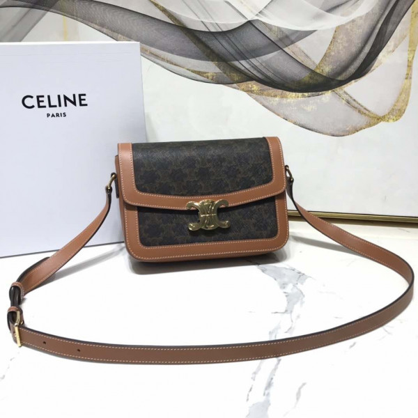 HOT SALE CELIN* MEDIUM TRIOMPHE BAG