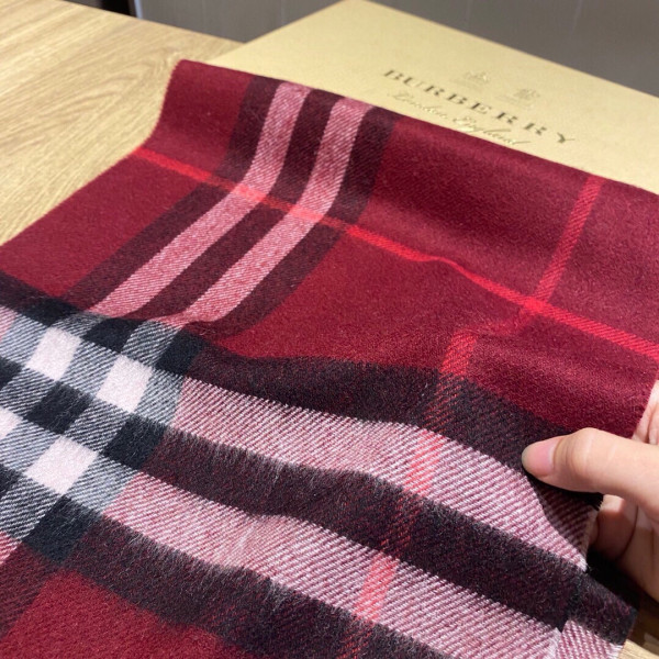 HOT SALE Burberry Check Cashmere Scarf