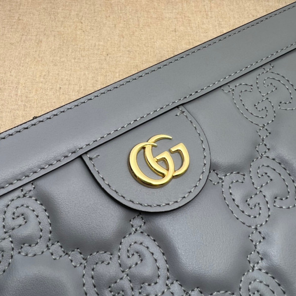 HOT SALE GUCCI GG matelassé leather shoulder bag