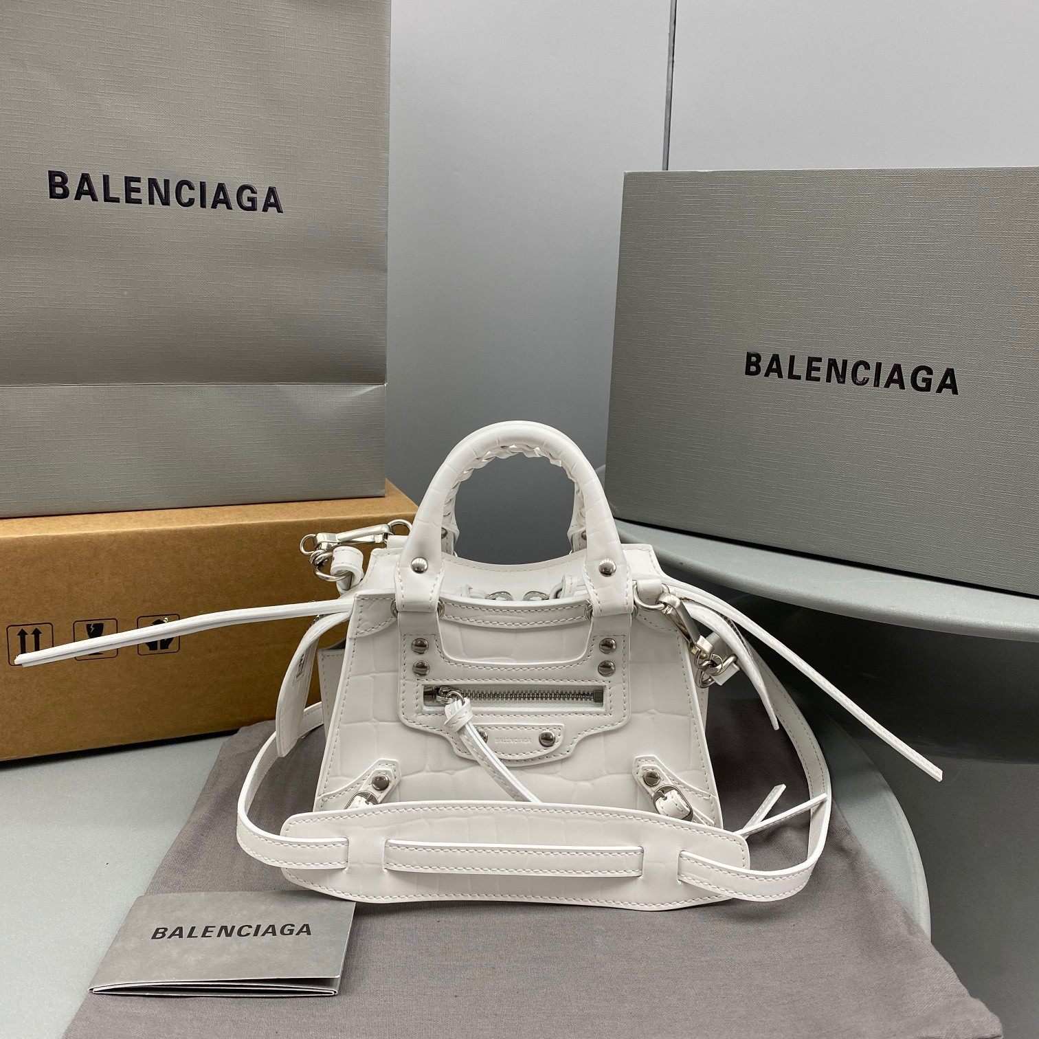 BALENCIAGA NEO CLASSIC NANO TOP HANDLE BAG