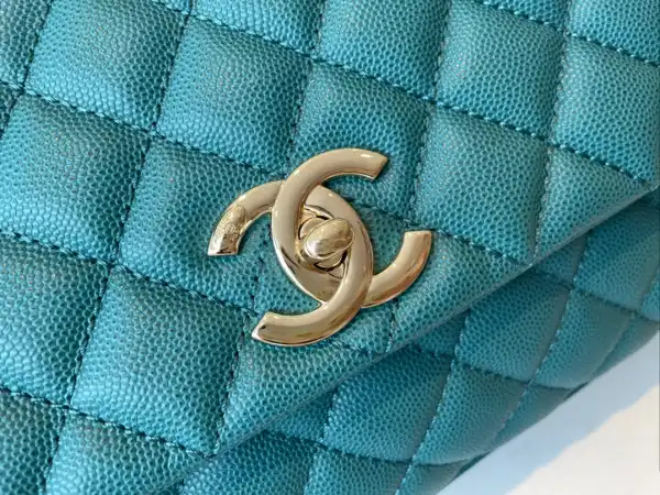 CHANEL LARGE FLAP BAG WITH TOP HANDLE