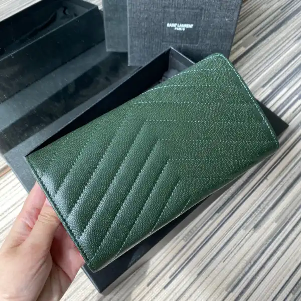 YSL MONOGRAM LARGE FLAP WALLET