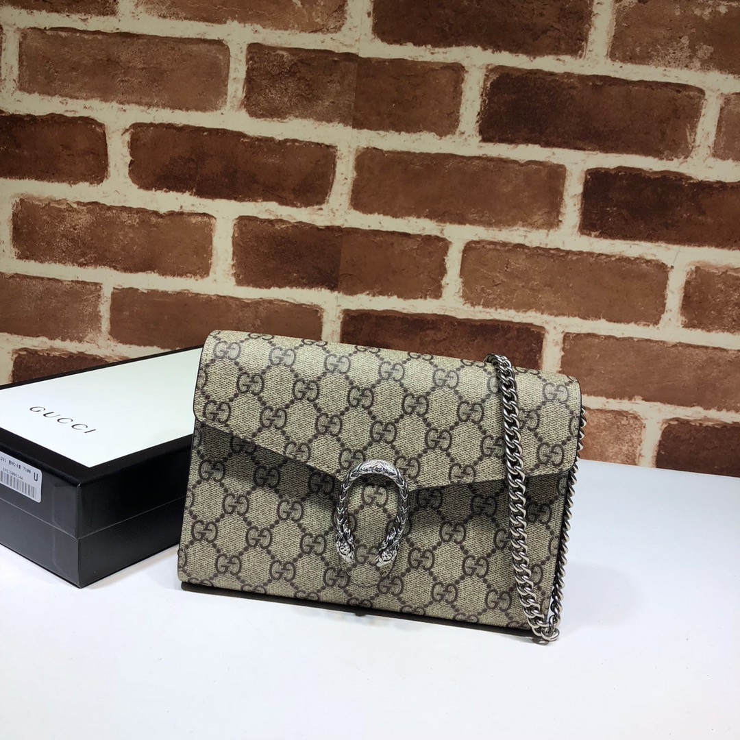 HOT SALE Gucci Dionysus mini leather chain bag