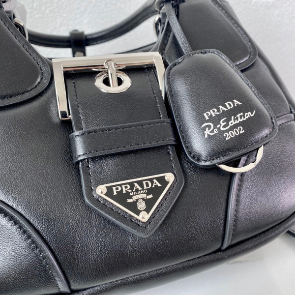 HOT SALE PRADA Moon padded nappa-leather bag