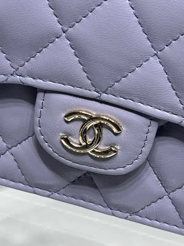 CHANEL FLAP COIN PURSE WITH CHAIN