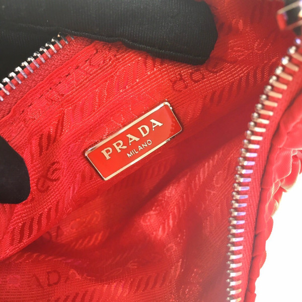 HOT SALE PRADA NYLON AND SAFFIANO LEATHER MINI BAG