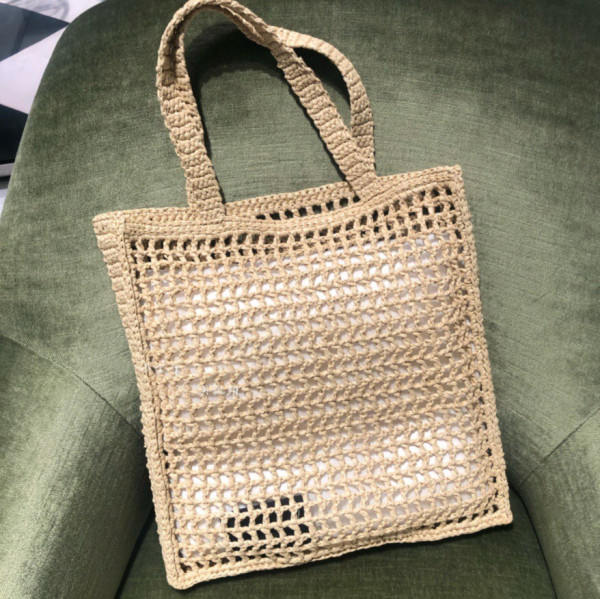 HOT SALE Prada Raffia tote bag