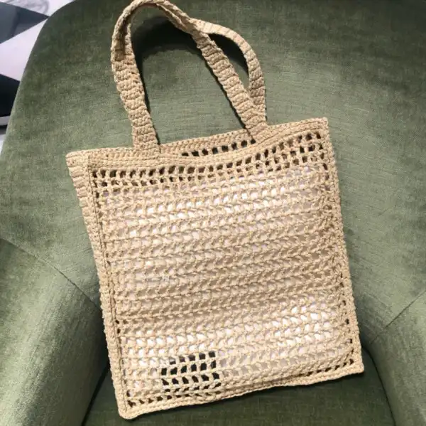 Prada Raffia tote bag