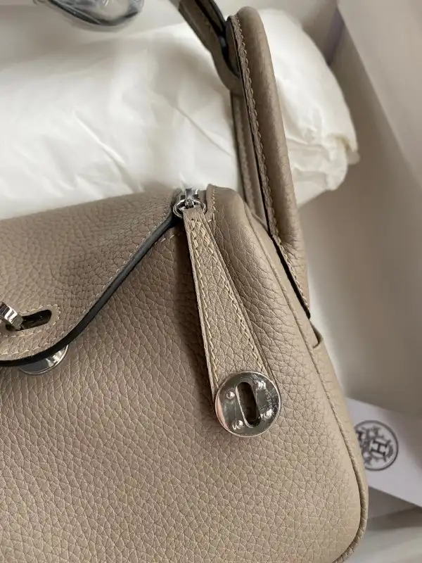 Bagsoffer HERMES LINDY MINI HANDMADE