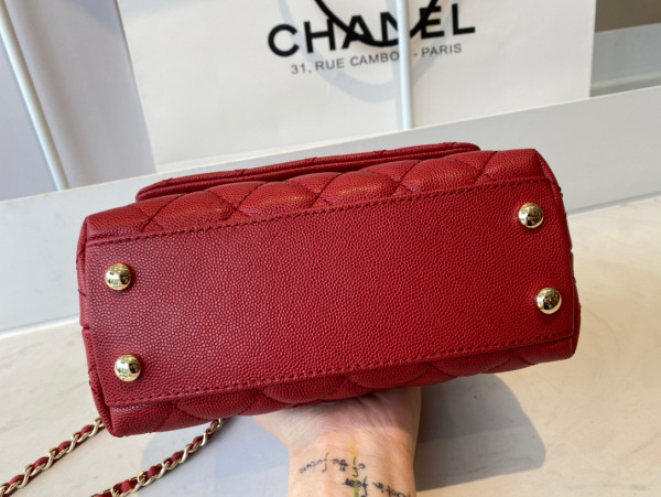 CL MINI FLAP BAG WITH TOP HANDLE