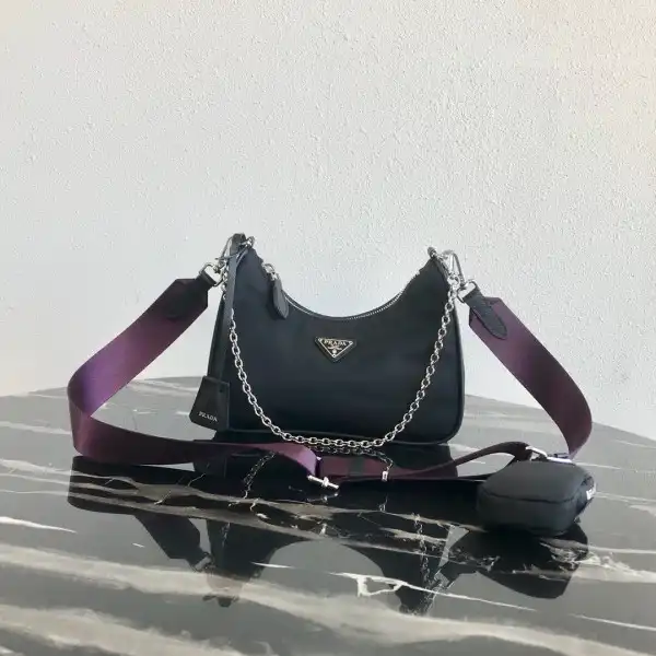 PRADA NYLON HOBO BAG