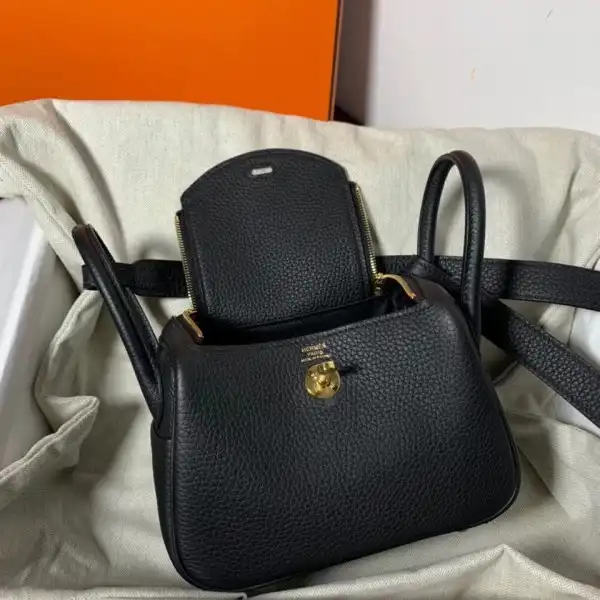 Bagsoffer HERMES LINDY MINI HANDMADE