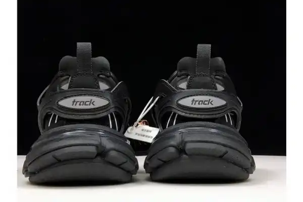 First Bag Ru BALENCIAGA TRACK TRAINER 'TRIPLE BLACK' 542436 W1GB 1000