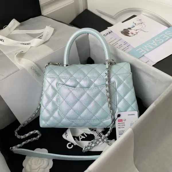 First bag ru CHANEL FLAP BAG WITH TOP HANDLE