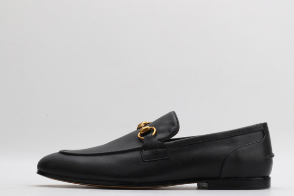 HOT SALE GUCCI Jordaan leather loafer