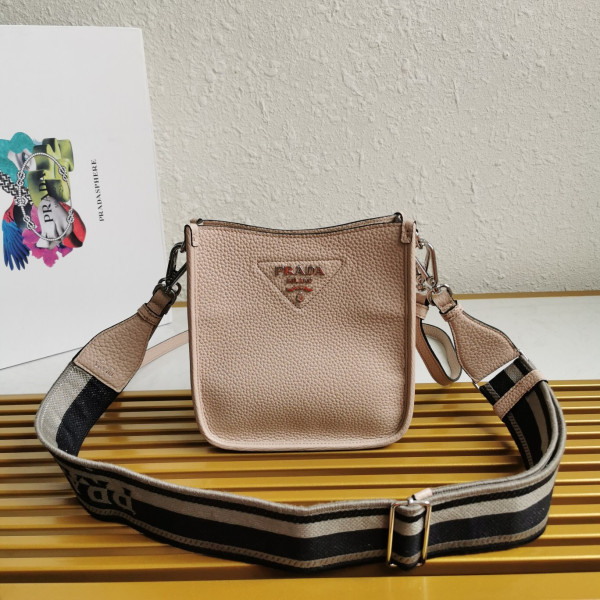 HOT SALE PRADA Leather mini shoulder bag