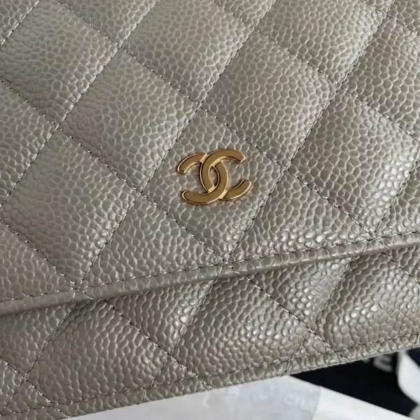 CHANEL CHAIN WALLET CAVIAR NEW EDITION