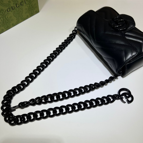 HOT SALE Gucci GG Marmont belt bag-16.5*10*5cm