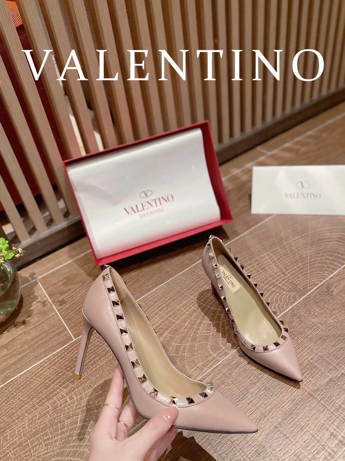 VALENTINO ROCKSTUD HIGH HEELS