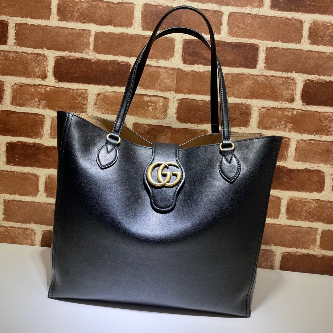 HOT SALE GUCCI Medium tote with Double G