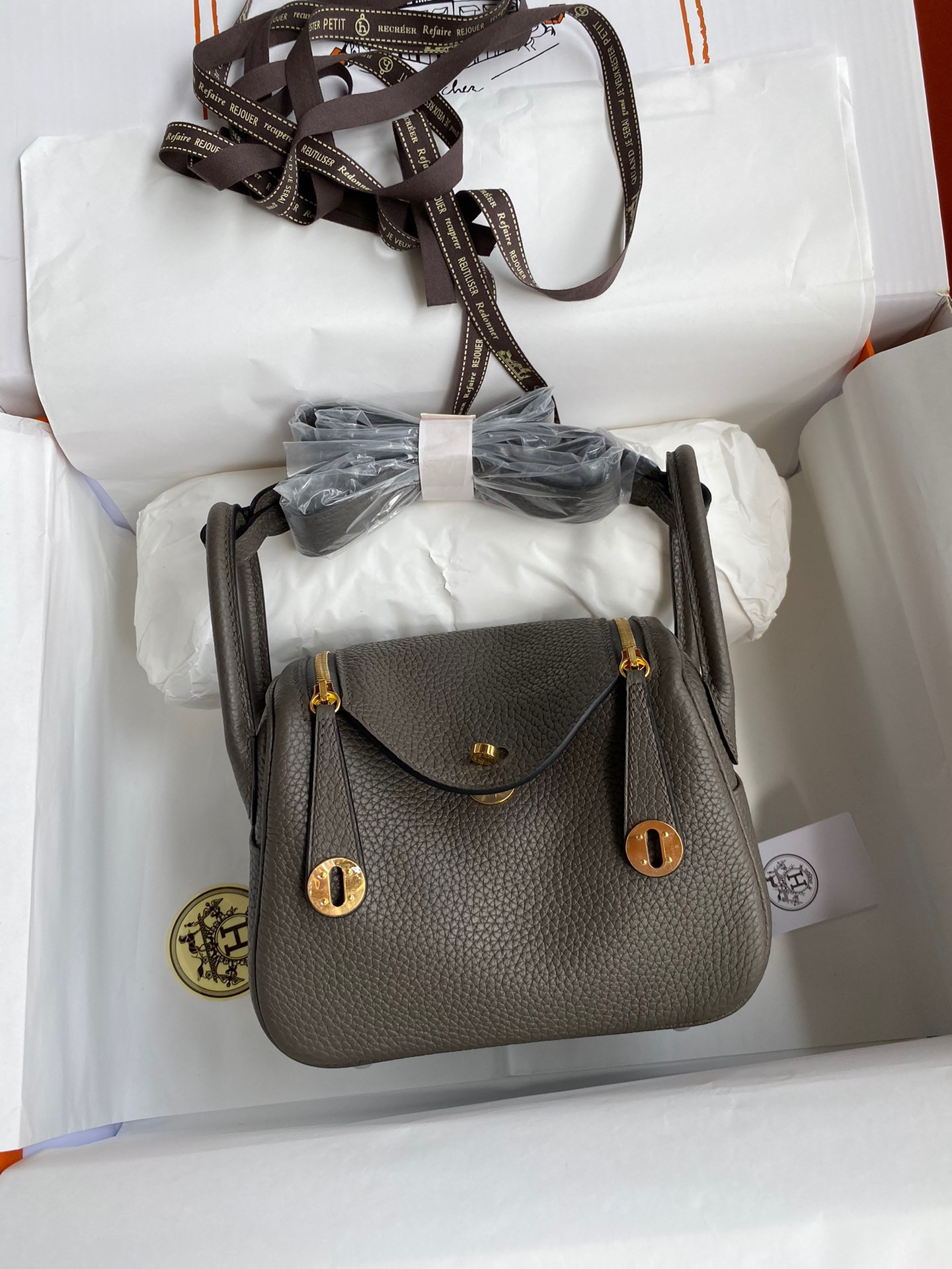 HOT SALE HERMES LINDY MINI HANDMADE